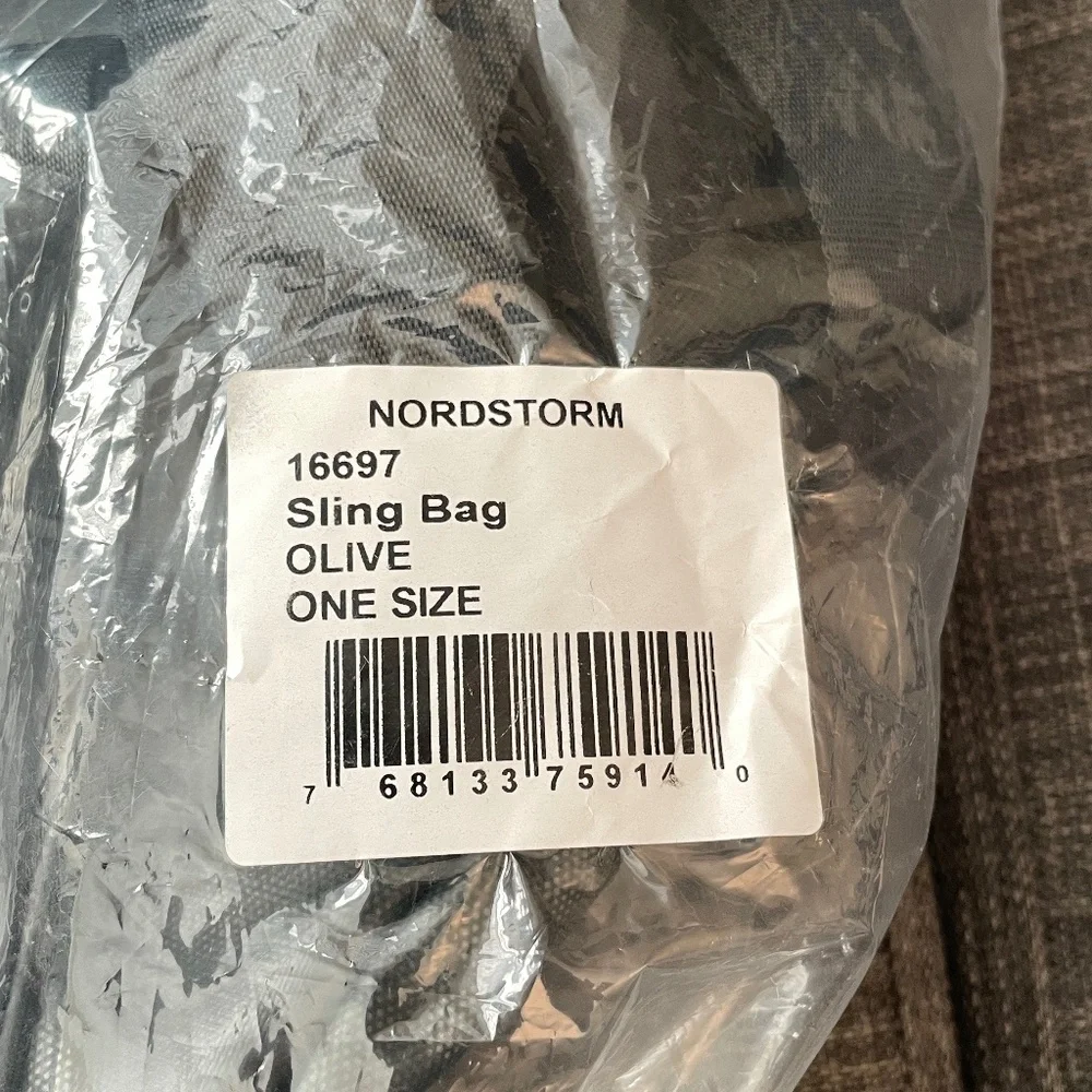 NWT Duchamp Olive Camo Slingbag